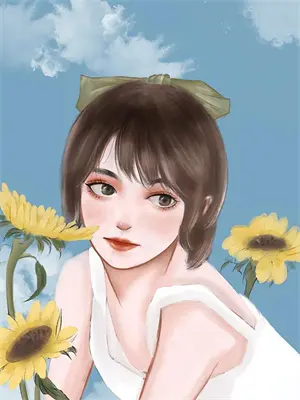 四合院里的柿子树